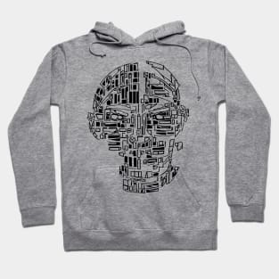 Surreal Futuristic Sci-fi Art Portrait Hoodie